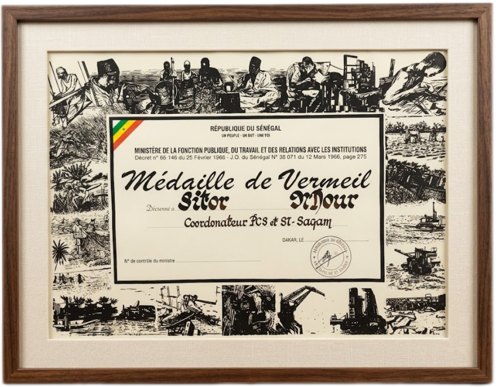 Médaille de Vermeil — 2012
